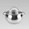 Cratita cu capac 3 l, 18 cm, Inox Maestro Mr-3516-18 