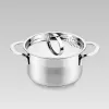 Cratita cu capac 5 l, 24x13.5 cm, Inox Maestro Mr-3511-24 