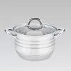 Кастрюля с крышкой 8.2 l, 26 cm, Inox Maestro Mr-3513-26 