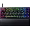 Gaming keyboard  RAZER Huntsman V2, TLK, Mechanical, Optical Clicky SW, Aluminum top, Macro, Wrist Rest, Sound Dampening Foam, RGB, USB, EN, Black 