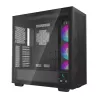 Carcasa fara PSU  DEEPCOOL EATX MORPHEUS w/o PSU, 1x420mm ARGB fan, 4xUSB3.0, 1xUSB-C, Vertical GPU mount, Dual chamber, Modular, Display, DF, TG, Mesh pan, Black. 