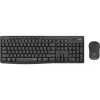 Kit (tastatura+mouse)  LOGITECH MK295 Silent, Media keys, Spill-resistant, 1000dpi, 3 buttons, 2xAAA/1xAA, 2.4Ghz, EN/RU, Graphite. 