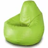 Bean Bag  AG Pară XXL MAX, Ecopiele, Verde deschis 