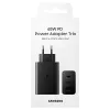 Зарядное устройство  Samsung EP-T6530, Fast Travel Charger Trio 65W PD, Black 