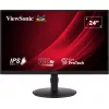 Monitor  VIEWSONIC 23.8" IPS LED VA2408-HDJ, Black 