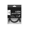 Patchcord 0.25 m Cablexpert PP6A-LSZHCU-BK-0.25M 