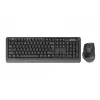 Kit (tastatura+mouse) Laser Engraving, Splash Proof, EN/RU/RO, Black/Grey A4TECH FG1035 