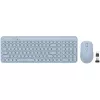 Kit (tastatura+mouse) Low Profile, Retro Round Keycaps, Silent, Blue A4TECH FG3300 Air 