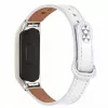 Ремешок браслет для часов  AMAZFIT Strap Leather Smart Band 7 White 