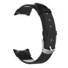 Ремешок браслет для часов  AMAZFIT Strap Leather Smart Band 8 Black 