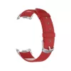 Ремешок браслет для часов  AMAZFIT Strap Leather Smart Band 8 Red 