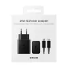 Incarcator  Samsung EP-T4511, Fast Travel Charger Compact 45W PD (with cable), Black 