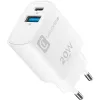 Зарядное устройство  Cellular Line Wall Charger, Dual PD, 20W, for Apple, White 