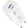 Зарядное устройство  Cellular Line Wall Charger, Type-C, 65W, White 