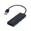 Концентратор USB  GEMBIRD 3.0 4-port UHB-U3P4-03, Black 