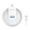 USB Hub 100cm, White A4TECH 3.0 4-port HUB-30 