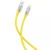 Кабель  XO Micro-USB, Brainded, NB251 6A, 1M, Yellow 