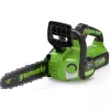 Цепная бензопила  GreenWorks Set GD24CS30 30cm 7.8 m/s 24V 2Ah + incarcator 