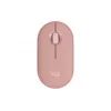 Игровая мышь  LOGITECH Logitech Wireless Pebble Mouse 2 M350s Tonal Rose, Slim, compact Bluetooth mouse with a customizable button, 400-4000 dpi, Nano receiver, Multi-device pairing, Silent click 