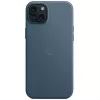 Чехол  FineWoven iPhone 15, Case with MagSafe, Pacific Blue 