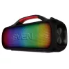 Boxa  SVEN SVEN PS-360 Black, Bluetooth Waterproof Portable Speaker, 24W RMS, Dynamic switchable RGB backlight, Water protection (IPx5) Support for iPad & smartphone, FM tuner, USB & microSD, TWS, built-in lithium battery 3000 mAh, AUX stereo input, Carrying st 