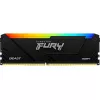 Модуль памяти  KINGSTON 16GB DDR4-2666 Kingston FURY® Beast DDR4 RGB, PC21300, CL16, 2Rx8, 1.2V, Auto-overclocking, Asymmetric BLACK low-profile heat spreader, Dynamic RGB effects featuring Kingston FURY Infrared Sync technology, Intel XMP Ready (Extreme Memory Profiles) 