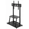 Suport perete  GEMBIRD TV floor stand with caster wheels, 37" - 100", Gembird "TVS-100F-01", max. 150 kg, max. VESA 800 x 600, Steel, Dimensions: 1050 x 570 x 1785 mm, Black 