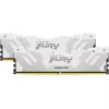 RAM  KINGSTON 64GB (Kit of 2*32GB) DDR5-6000  Kingston FURY® Renegade White DDR5, PC48800, CL32, 1.35V, 2Rx8, Auto-overclocking, Symmetric WHITE Large heat spreader, Intel XMP 3.0 Ready  (Extreme Memory Profiles) 