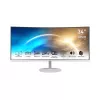 Monitor  MSI 34.0" MSI VA LED PRO MP341CQW White Wide (1ms, 3000:1, 300cd, 3440x1440, 178°/178°, 2 x HDMI2.0, DisplayPort, FreeSync, Refresh Rate 100Hz, Audio Line-out, Speakers 2 x 2W, VESA) 