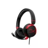 Игровые наушники  HyperX Headset  HyperX Cloud Mini, Black/Red, Rotating earcups, Microphone built-in, Recommended for gamers ages 8-12, Volume level below 85dB, Frequency Response: 20Hz-20kHz, Cable length:1.2m, 3.5 jack 