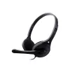 Casti cu microfon  EDIFIER Edifier K550 Single Plug Black Computer Headphones with microphone, Frequency response 20 Hz-20 kHz, 120-degree Rotating Microphone, Comfortable Wearing, 2.0 m, 3.5mm audio connector + 3.5mm splitter cable, Black 