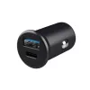 Aвтомобильное зарядное устройство  TRUST USB Car Charger - Trust Maxo Fast 38W PD Car Charger, with QC3.0 and auto-detect, 1x USB-C, 1x USB-A, black 