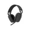 Наушники с микрофоном  LOGITECH Logitech wireless stereo headphones ZONE VIBE 100, Driver size: 40 mm, Dual omni-directional MEMS mics with directional beamforming and DSP, Bluetooth version: 5.2, Wireless range: Up to 30 m (open field line of sight), USB-C charging cable: 1.5 m, L 