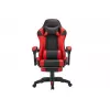 Fotoliu Gaming  Lumi Lumi Gaming Chair with Headrest & Lumbar Support CH06-12-04, Black/Red, PVC Leather, Linkage Armrest, 320mm Nylon Plastic Base, 50mm Nylon Caster, 100mm Class 2 Gas Lift, Footrest, Weight Capacity 120 Kg 