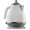 Ceainic electric  Delonghi Kettle DeLonghi KBOC 2001 W
Volum :  1,7 L
Consum energie:  2000 W
Materialul carcasei:  Oțel inoxidabil 
Iluminare:  Da 
Indicator nivel apa:  Da 
Protecţie împotriva funcţionării fără apă:  Da 