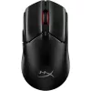 Игровая мышь  HyperX Gaming Wireless Mouse HyperX Pulsefire Haste 2 Core, 12k dpi, 6 buttons, 300IPS, 35G, 70g, 100h, Onboard Memory, RGB, 1xAAA, 2.4Ghz+BT, Black 