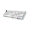 Gaming keyboard  LOGITECH Gaming Wireless Keyboard Logitech G PRO X 60, Mechanical, 60% Design, Tactile SW, Volume Roller, Media Controls, 65h, RGB, 2.4Ghz+BT, EN, White
.                                                                                                          