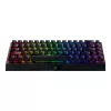 Gaming keyboard  RAZER Gaming Wireless Keyboard Razer BlackWidow V3 Mini, Mechanical, 65% Form Factor, Tactile SW, Black Keycaps, Aluminum, Macro, RGB, 2.4 GHz+BT, EN, Black
.                                                                                                   