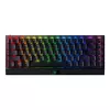 Gaming keyboard  RAZER Gaming Wireless Keyboard Razer BlackWidow V3 Mini, Mechanical, 65% Form Factor, Tactile SW, Black Keycaps, Aluminum, Macro, RGB, 2.4 GHz+BT, EN, Black
.                                                                                                   