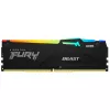 RAM  KINGSTON .8GB DDR5-6000MHz Kingston FURY Beast RGB (KF560C30BBA-8), CL30-36-36, 1.4V, Intel XMP 3.0, Black 