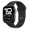 Smartwatch  APPLE Apple Watch Series 10 GPS, 42mm Jet Black Aluminium Case with Black Sport Band - S/M, MWWE3 