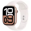 Smartwatch  APPLE Apple Watch Series 10 GPS, 42mm Rose Gold Aluminium Case with Light Blush Sport Band - S/M, MWWH3 