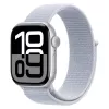 Смарт часы  APPLE Apple Watch Series 10 GPS, 42mm Silver Aluminium Case with Blue Cloud Sport Loop, MWWD3
Dimensiunea ceasului :  42 mm
Material carcasă:  Aluminiu 
Rezistență la apă:  5 ATM / 50 m 
Memorie internă:  64 GB
Platformă software:  watchOS 
Tip de baterie: 