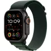 Смарт часы  APPLE Apple Watch Ultra 2 GPS + Cellular, 49mm BlackTitanium Case with Dark Green Alpine Loop - Medium, MX4R3
Dimensiunea ceasului :  49 mm
Material carcasă:  Titan 
Rezistență la apă:  10 ATM / 100 m 
Memorie internă:  64 GB
Platformă software:  watchOS 
 