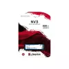 SSD  KINGSTON M.2 NVMe SSD 500GB Kingston NV3, Interface: PCIe4.0 x4 / NVMe1.3, M2 Type 2280 form factor, Sequential Reads 5000 MB/s, Sequential Writes 3000 MB/s, SMI SM2268XT2/ Phison E27T controller, TBW: 160TB, 3D BiCS6 TLC/ QLC NAND flash 