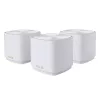 Беспроводной маршрутизатор  ASUS Whole-Home Mesh Dual Band Wi-Fi 6 System ASUS, "ZenWiFi XD5 (3-pack), White", 2976Mbps, OFDMA, Gbit Ports
Standardul Wi-Fi:  IEEE 802.11a/b/g/n/ac/ax 
Frecvența Wi-Fi:  2.4 GHz, 5 GHz 
Rețea locală:  Wi-Fi 
Numar Dispozitive:  3 Dispozitive
Guest- re 