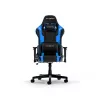 Игровое геймерское кресло  DXRacer Gaming/Office Chair DXRacer Prince GC-P132-NB-FX2, Black/Blue, Gaslift class 4, Premium PU leather, max weight up to 150kg / height 165-185cm, Recline 90°-135°, 1D Armrests, Headrest and lumbar cushions, Nylon wheelbase, 6cm PU Caster, W-20 kg 