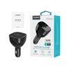 Aвтомобильное зарядное устройство  Choetech Car Charger Choetech 165W Dual USB-C and Single USB-A, Black 