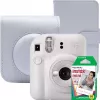 Фотоаппарат моментальной печати  FUJIFILM Instax Mini 12 Clay White + Film Mini 2x10 