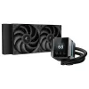 Кулер универсальный  DEEPCOOL AIO Liquid Cooling Deepcool "MYSTIQUE 240" (≤36.49 dB(A), 500-2150 rpm, 72.45 CFM, 2x120mm, 2.8" TFT, 1543g.) 